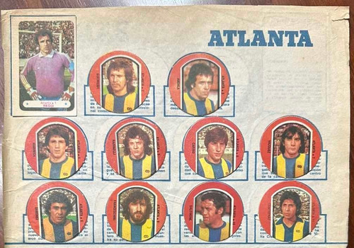 Figuritas Atlanta Álbum Argentina Campeón 1978 Hoja Completa