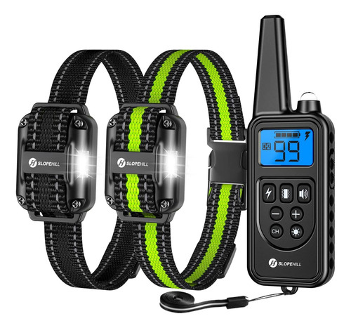 Collar De Adiestramiento Para Perros Slopehill, 7 Modos De E