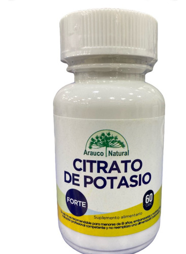 Citrato De Potasio 60 Cápsulas