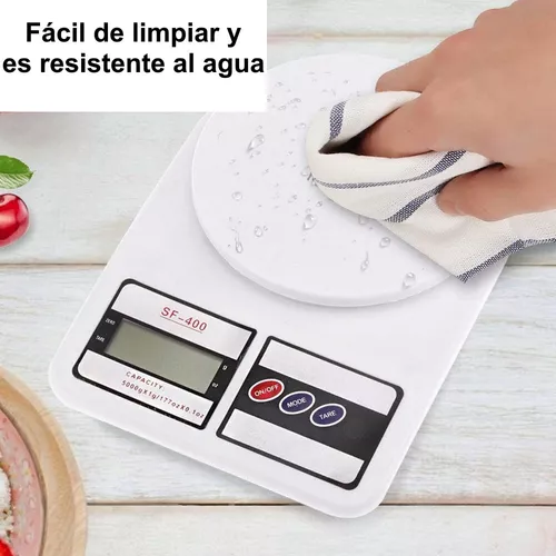 Bascula De Cocina Pesa Gramera 1g A 10 Kg Portátil Alimentos