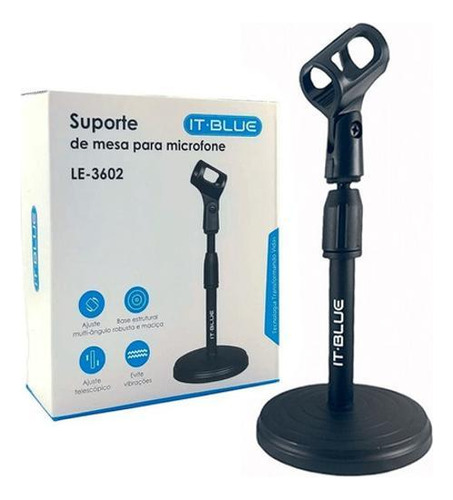 Suporte De Mesa It Blue Le-3602 - Preto