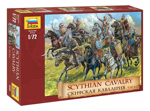 Zvezda 8069 Figuras A Caballo Escitas 1/72 Scythian Cavalary