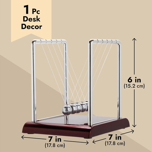 Pendulo De Equilibrio Cuna Newton Perpetuo Arte Cinético