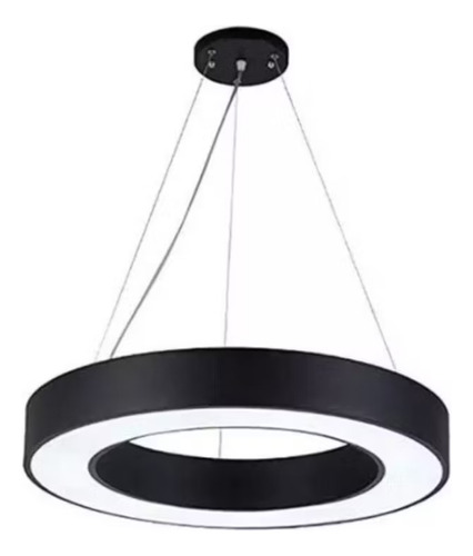 Lámpara Led Colgante Redonda Moderna  60cm 36w Luz Fría