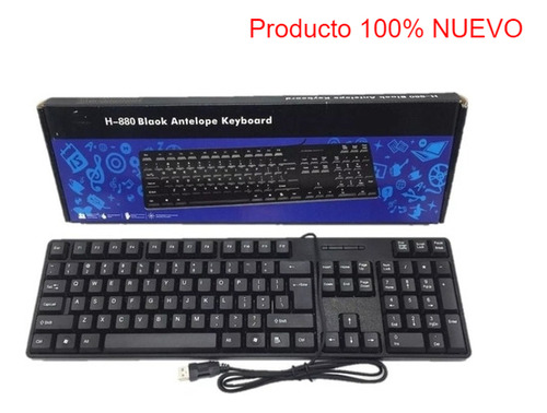 Teclado Usb Con Numerico En Espanol