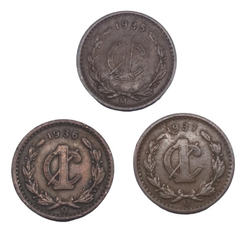  Monedas 1 Centavo  Monograma Varias Fechas Envio $40