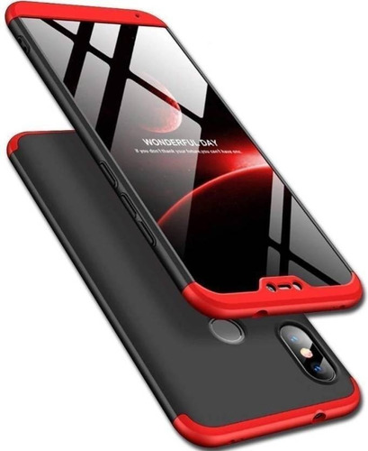 Xiaomi Redmi Note 6 Pro Estuche 360 De Lujo + Vidrio Templad