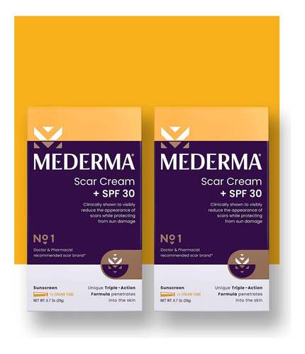 Mederma Paquete Individual De Crema Para Cicatrices Spf 30 1