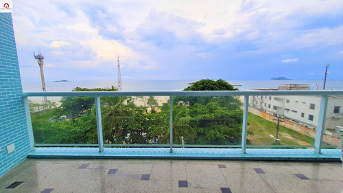 Imagem 1 de 18 de Apartamento À Venda - Guarujá - Frente Ao Mar - 4 Dormitórios - Sala Para 3 Ambientes - Sacada - 1 Vaga De Garagem - Ap05781 - 69284803