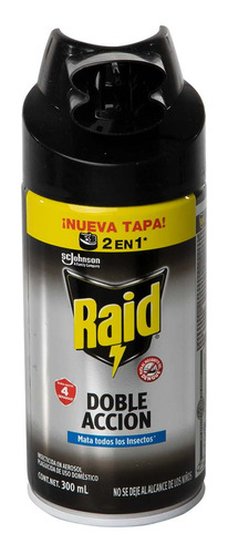 Raid insectisida control de insectos en aerosol 300ml