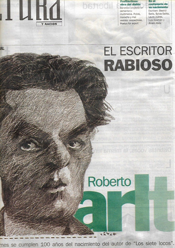 Clarin Cultura 2000 Especial Roberto Arlt Abos Hebequer