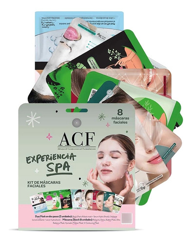 Acf Kit Máscaras Faciales Experiencia Spa