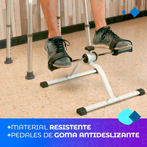 Imagen 8 de 10 de Bicicleta Fija Pedalera Rehabilita Piernas Y Brazos Pleg Loc