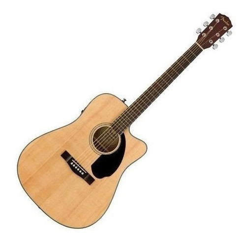Guitarra Electroacústica Fender Classic Design CD-60SCE para diestros natural brillante