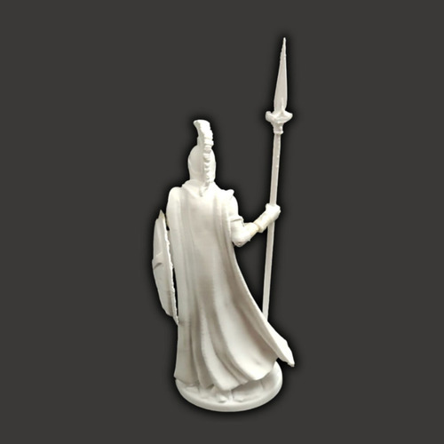 Soldado Espartano Agesilas, Escala 1/16 (12cm), Color Blanco