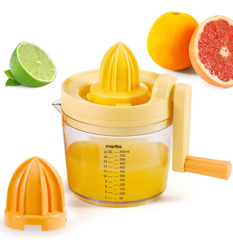 2-in-1 Hand Lemon Citrus Juicer Machines - Manual Lemon Lim.