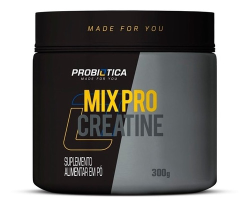 Suplemento em pó Probiótica  Mix Pro Creatine creatina Mix Pro Creatine sabor  without flavor em pote de 300g