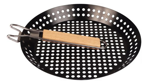Frigideira Antiaderente Para Grelhar Portátil Preta Belfix