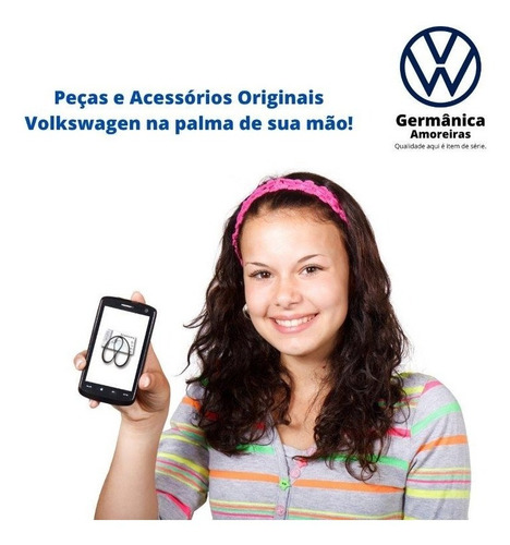 Tag Lateral T Cross Cromado Original Vw 2gp064317a