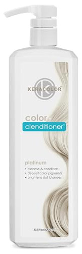 Tinte Para Cabello Keracolor Clenditioner Platinum, Semiperm