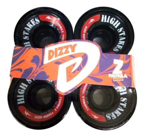 Rodas Dizzy Simulador De Surf High Stakes 69mm 80a Preta