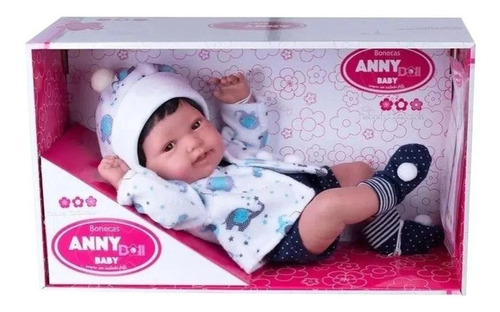 Novo Brinquedo Boneca Reborn Cotiplas Anny Doll Menino 2440