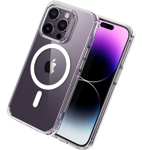 Capa Acrílico Transparente Magsafe Para iPhone 14 Pro Max