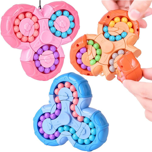 Fun Little Toys 3pcs Juguete Giratorio De Rompecabezas De Fr