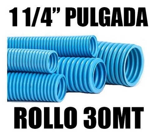 Manguera Flotante Pileta 1 1/4  Reforzada Rollo 30mt