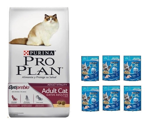Imagen 1 de 1 de Pro Plan Gato 7,5k + 6 Sachets + Envio Gratis