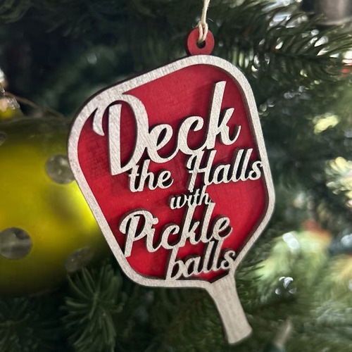 Decora Los Pasillos Con Pickleballs Para Navidad, Perf