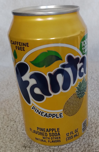 Lata Vacía Gaseosa Fanta Pineapple