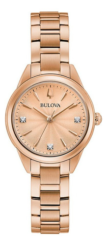 Reloj clásico Sutton Diamond 97p151 de Bulova para mujer