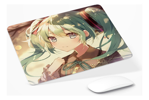 Mouse Pad Em Tecido 21,5 X 17,5cm - Anime Girl - Miku