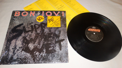 Bon Jovi - Slippery When Wet '86 (mercury) (vinilo:ex - Cove
