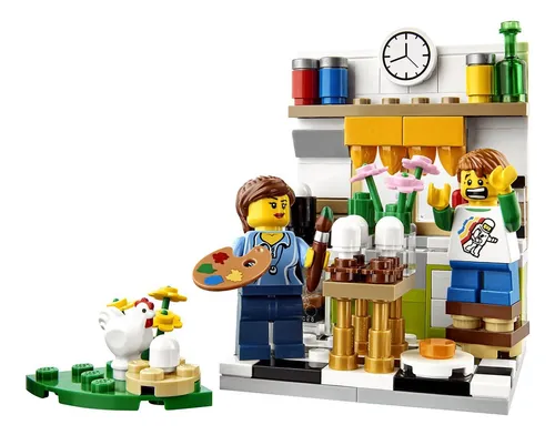 Juego De Huevos De Pascua 40121 Para Pintar Con Lego, De Jug