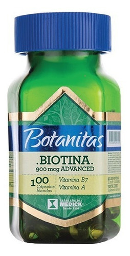 Biotina 900 Mcg Advanced X 100 Cáps - Unidad a $340