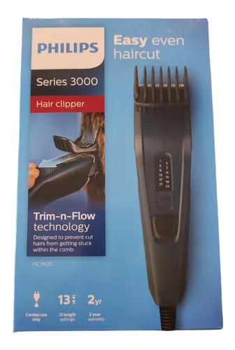 Cortadora Pelo Cabello Rebaja Barba Philips Hc3505 15