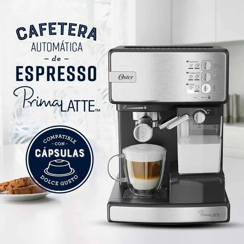 Cafetera Espresso Oster Em6603cc 15 Bares (marfil) Color Azul celeste