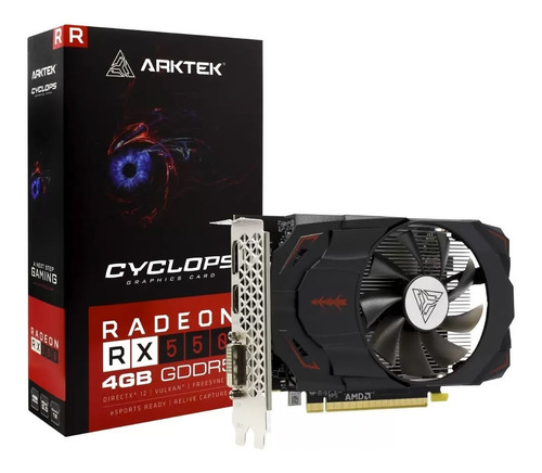 Imagen 1 de 4 de Tarjeta De Video Arktek Rx550 4gb Gddr5 128 Bits