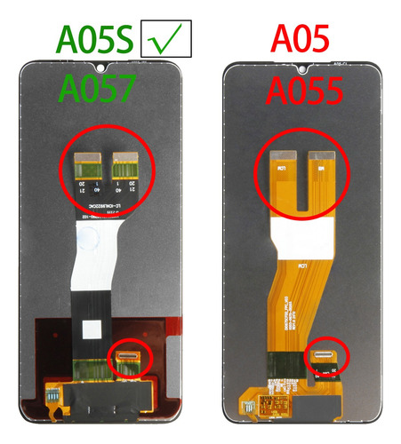 Srjtek Pantalla Táctil Original Para Samsung A05s A057f/m