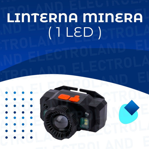 Imagen 2 de 10 de Vincha Minera Linterna 3 Led Sensor Recargable Usb Cree Xpe