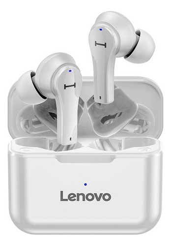 Auriculares Inalambricos In Ear Lenovo Qt82 C/ Bluetooth Color Balnco