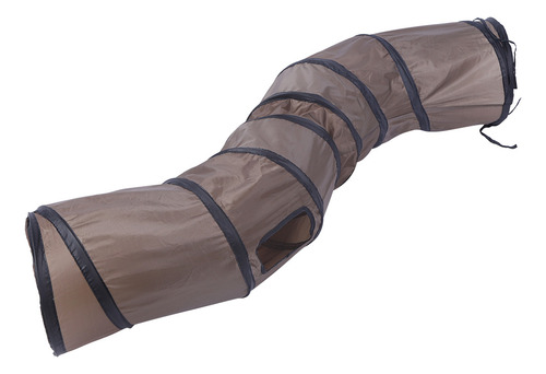 Pet Cat Tunnel Toy Con Agujeros Curvos En Forma De S Para Ju