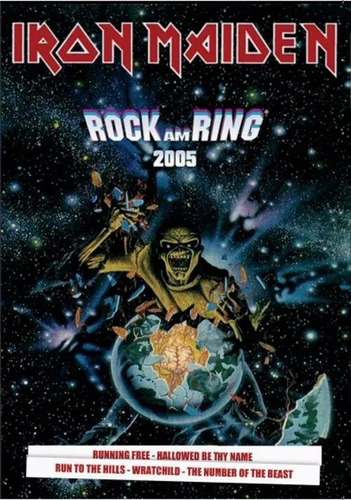 Dvd Iron Maiden Rock Am Ring 2005 Rock Heavy Metal Lacrado
