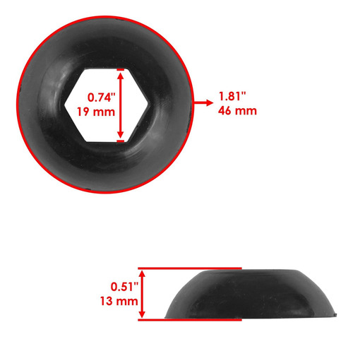 Caltric 5430807 5411608 Front Strut Shock Bottom Pivot B Cch
