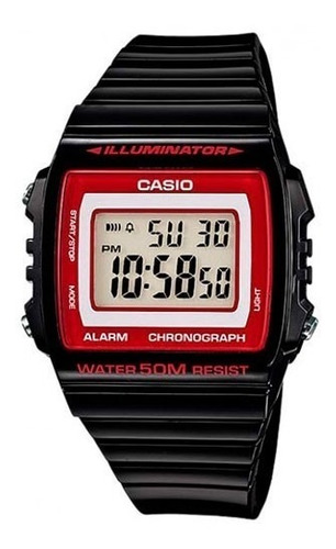 Reloj Casio Hombre W-215h-1a2  Digital Deportivo Negro