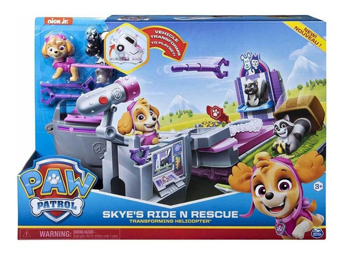 Patrulha Canina Carrinho De Resgate Playset 2x1 - Sunny 1386