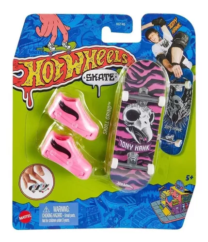 Hot Wheels Skate De Dedo Com Tênis Hgt46