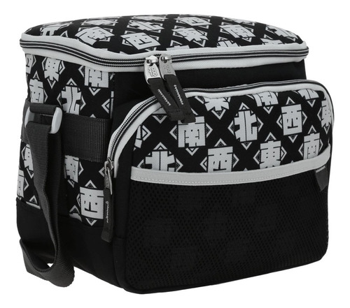 Kit Mochila + Lonchera Juvenil 1818 By Chenson Baldur 2025 Negro Liso